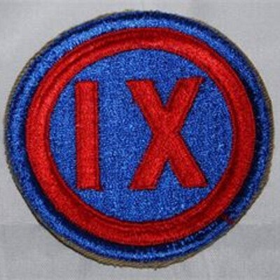 Patch 9e Corps Armée