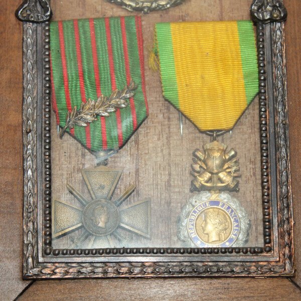 Cadre photo et médaille