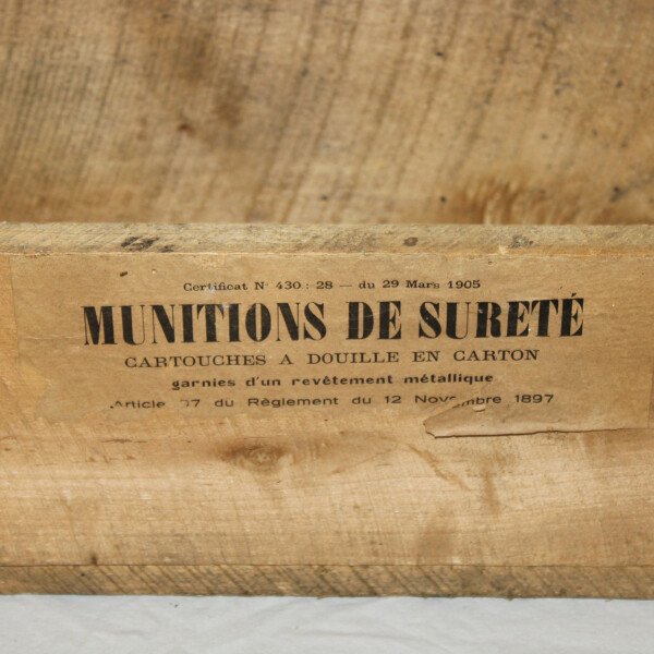 Caisse munition de sureté