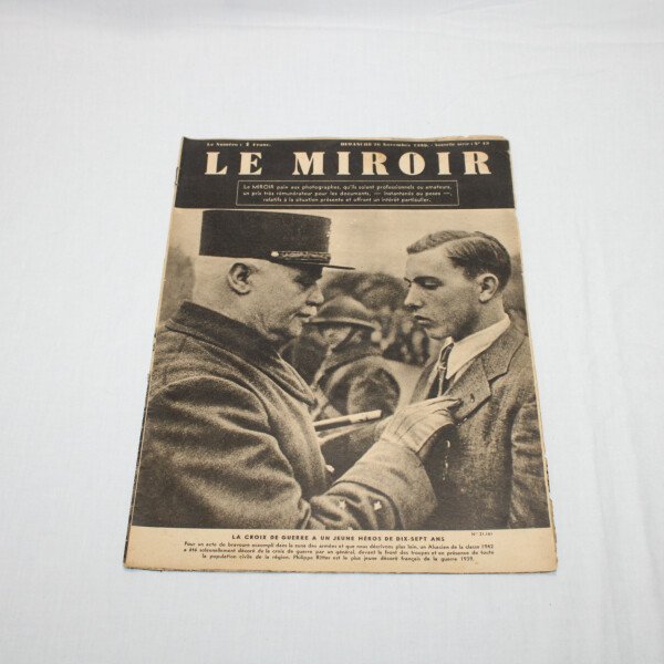 Le miroir 26 nov 1939