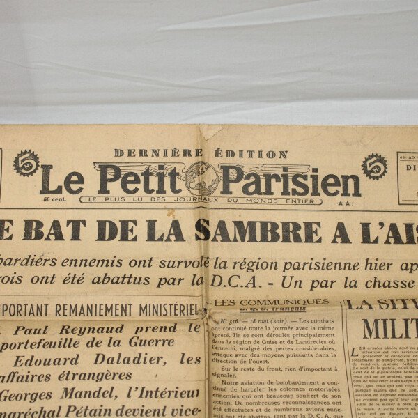 Le petit parisien 19 mai 1940