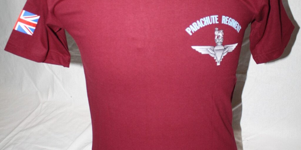 Tee Shirt Parachute R Giment Chris Militaria   Tee Shirt Parachute Regiment IMG 1302 Social Facebook 