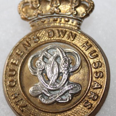 Cap badge 7th queen's own Hussars