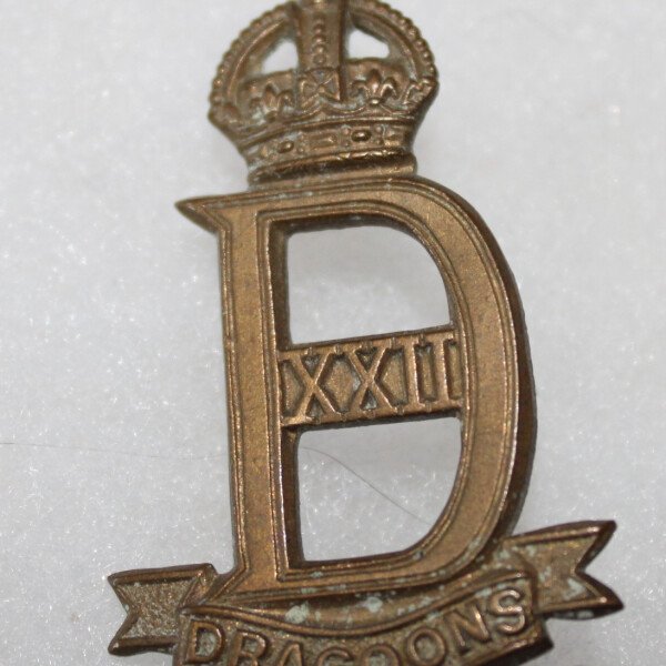 Cap badge 22e dragoons