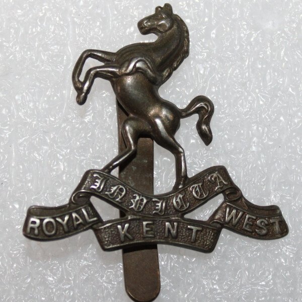 cap badge royal west kent