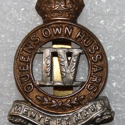 Cap badge 4th Queen's own hussars